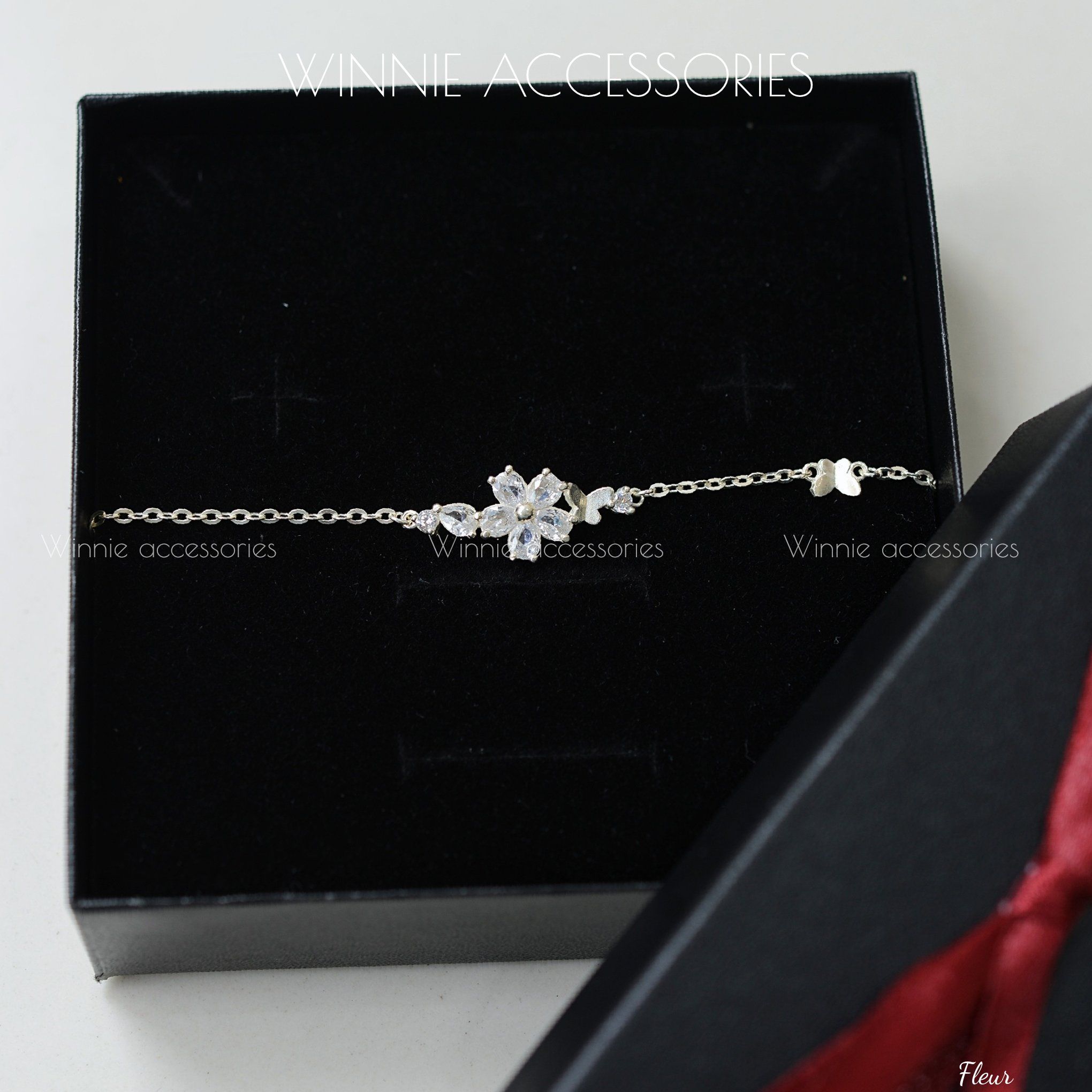 Lắc tay bạc S925 Fleur