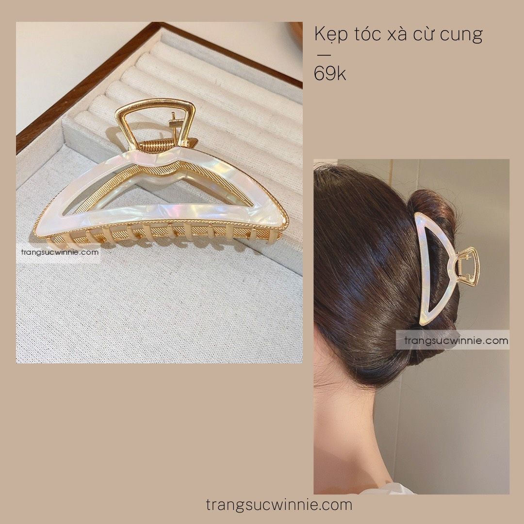 Kẹp tóc Xà cừ cung
