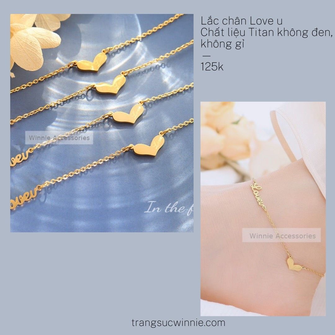 Lắc chân titan love you VG