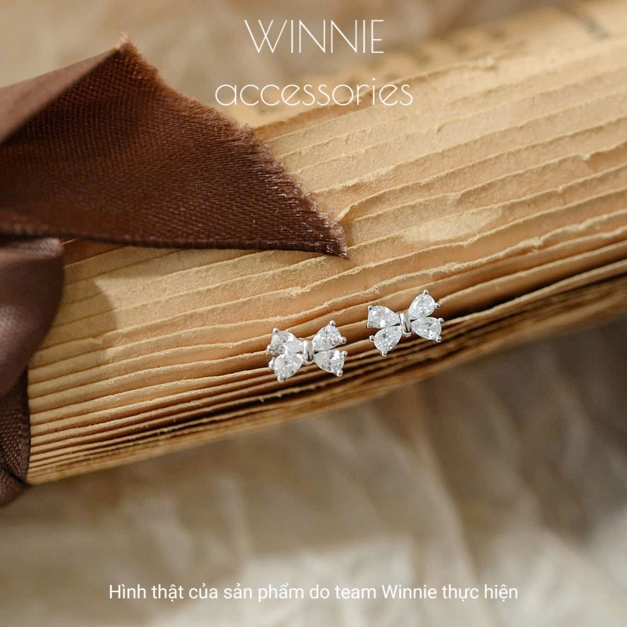 Hoa tai Bạc S925 Sweet Bow