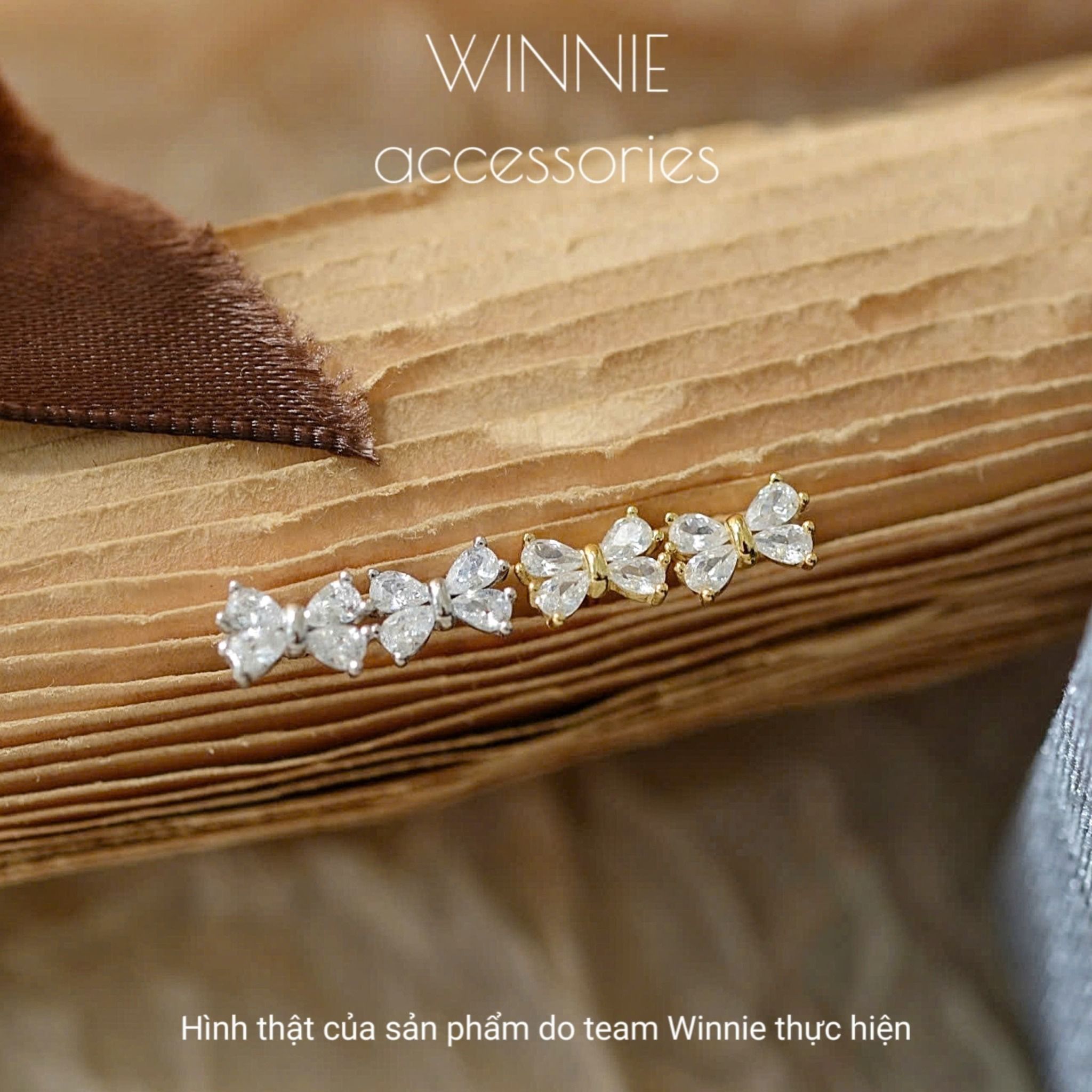 Hoa tai Bạc S925 Sweet Bow