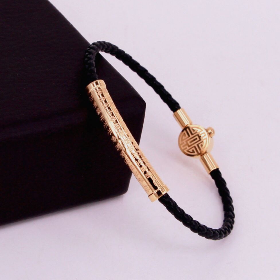 Lắc tay titan Bát Nhã - Đen M