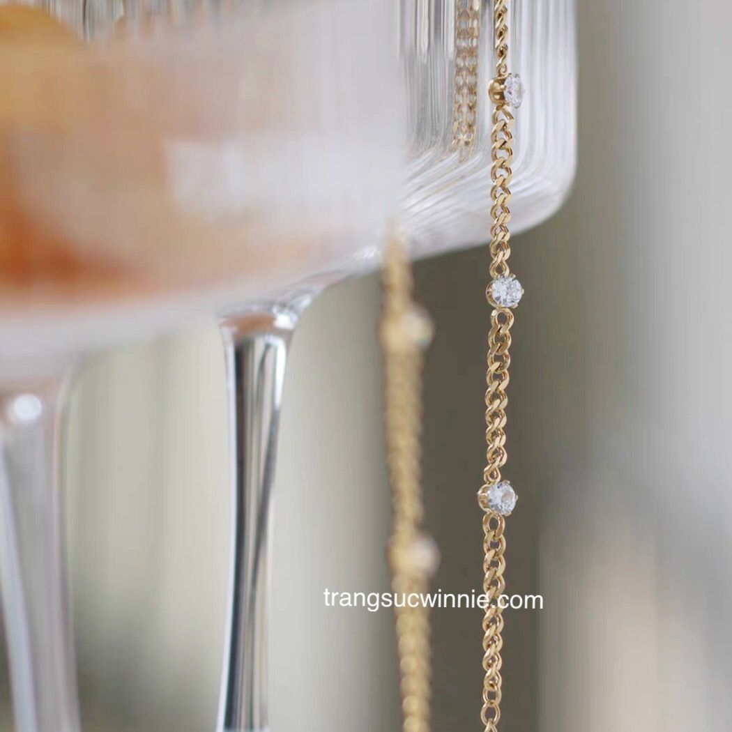 Lắc tay titan Diamond chain