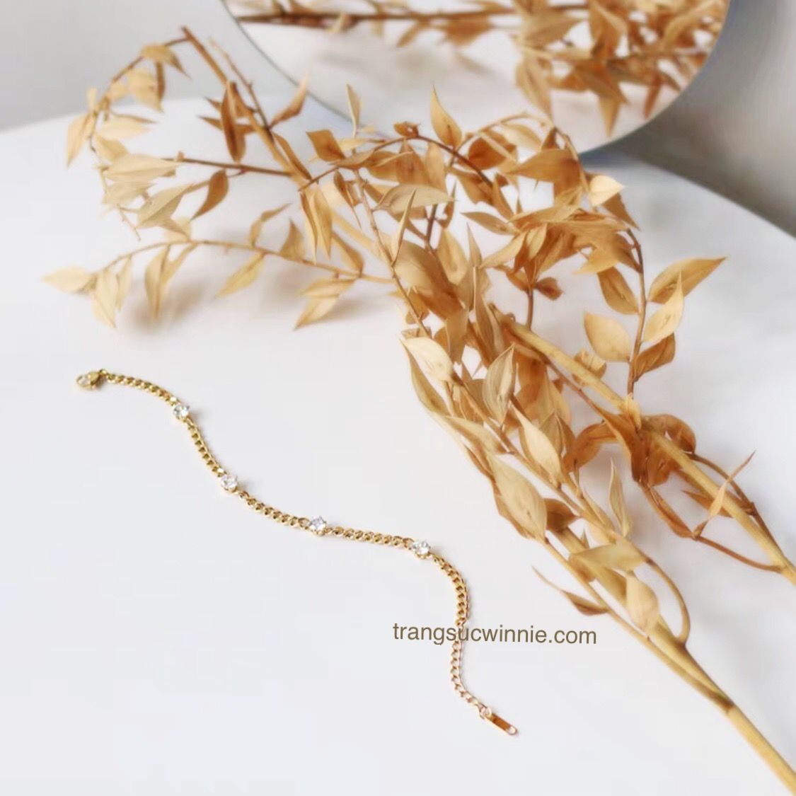 Lắc tay titan Diamond chain
