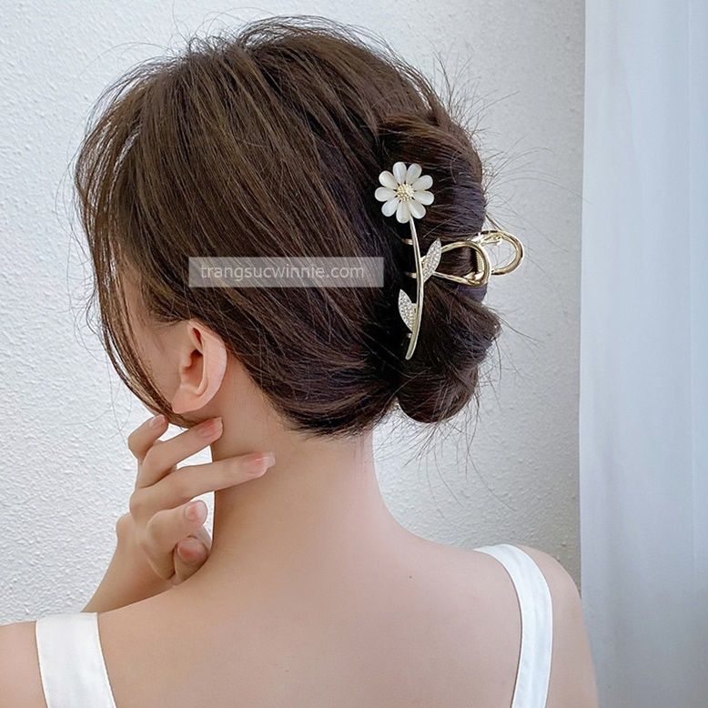 Kẹp tóc nhánh hoa opal
