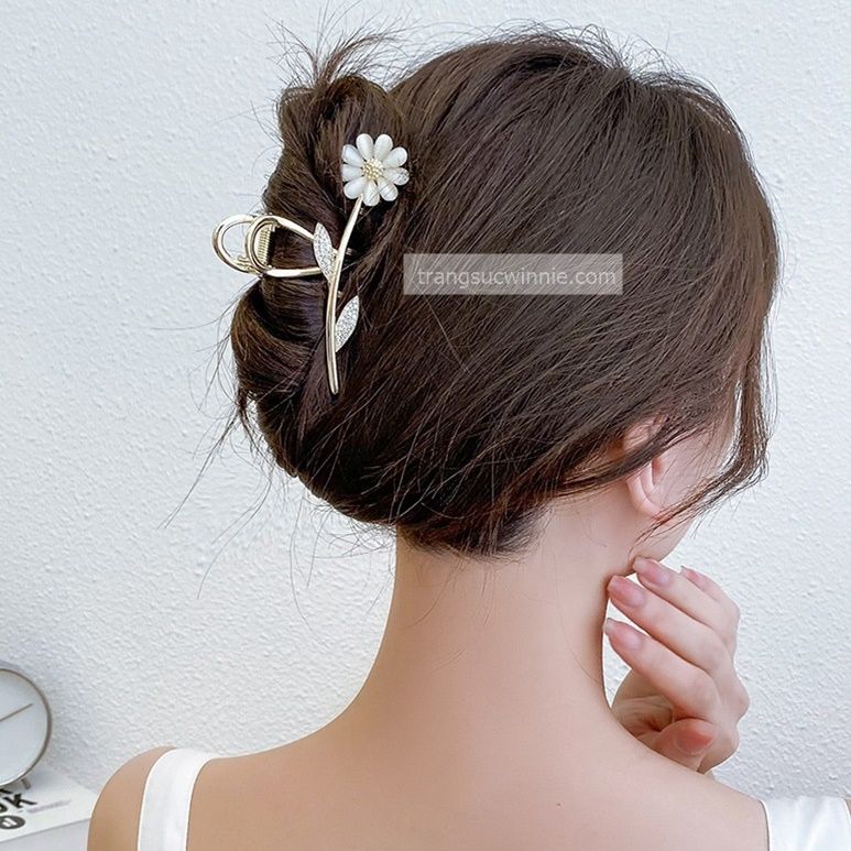Kẹp tóc nhánh hoa opal