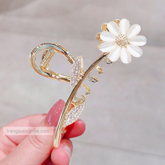 Kẹp tóc nhánh hoa opal