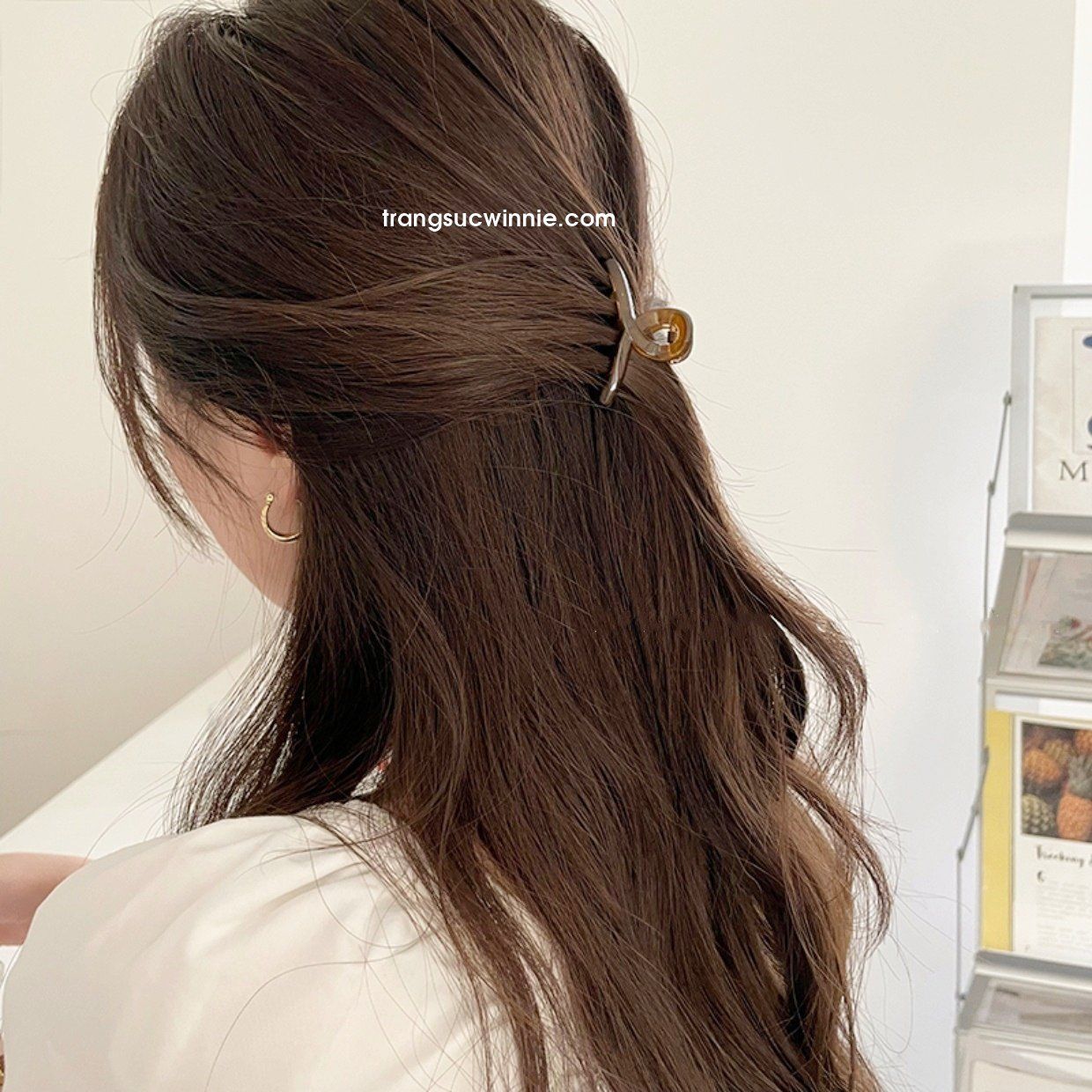 Kẹp nửa Acrylic (set 4 kẹp)