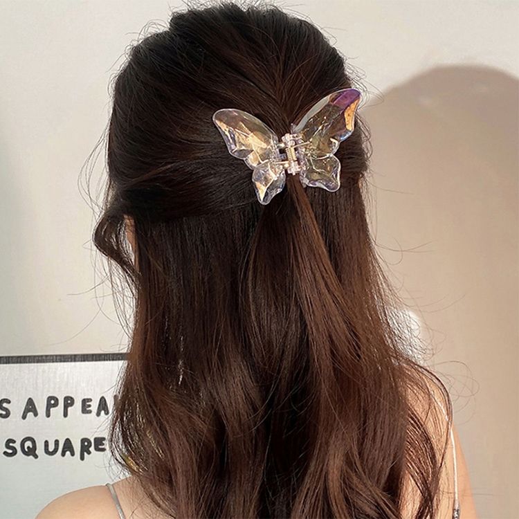 Kẹp tóc Bướm Crystal