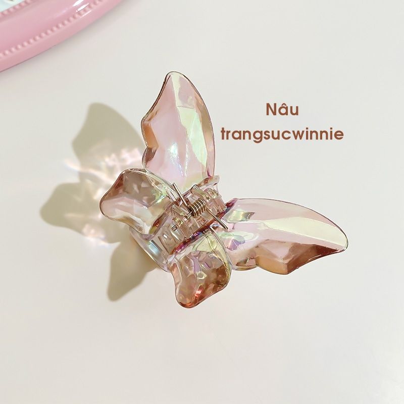 Kẹp tóc Bướm Crystal