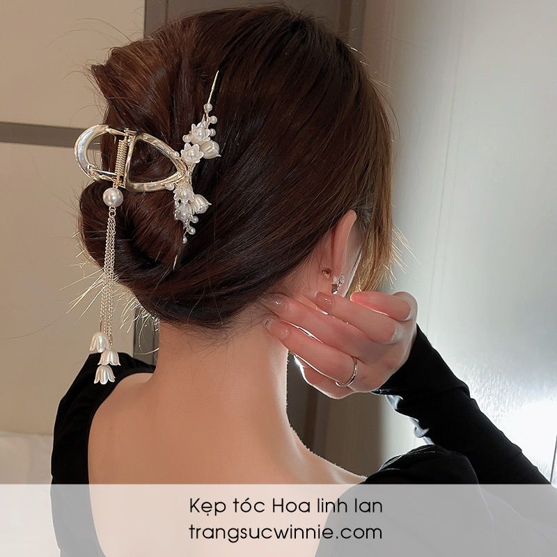 Kẹp tóc Hoa linh lan
