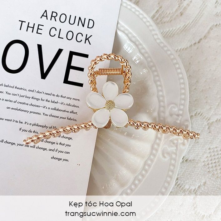 Kẹp tóc Hoa Opal