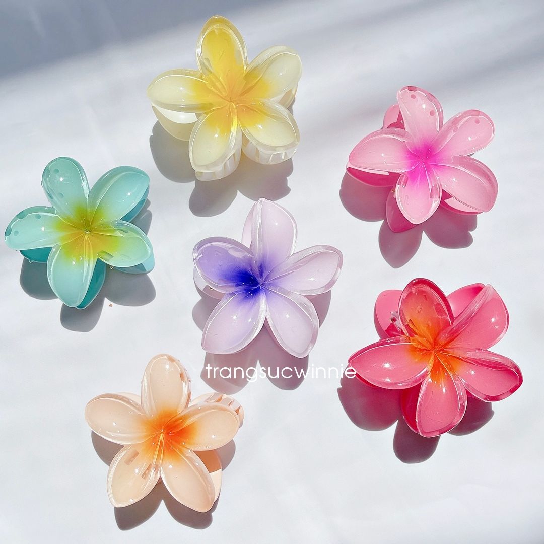 Kẹp tóc Hoa sứ