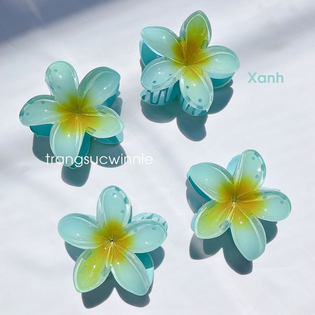 Kẹp tóc Hoa sứ