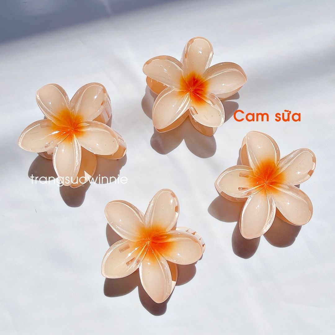 Kẹp tóc Hoa sứ