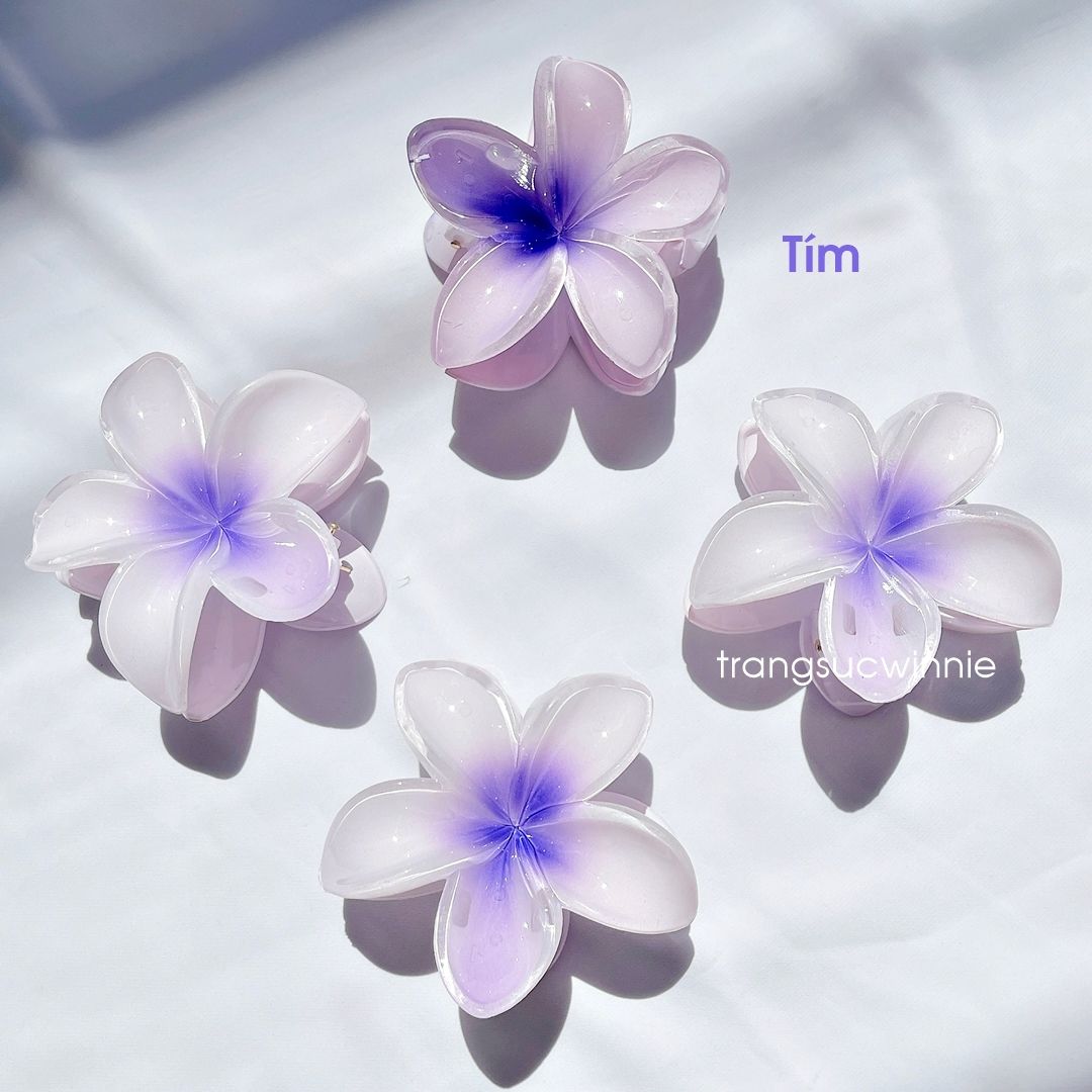 Kẹp tóc Hoa sứ