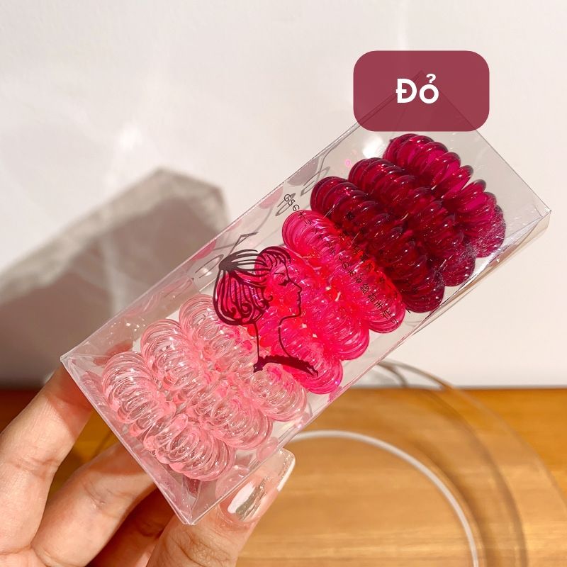 Set cột tóc lò xo