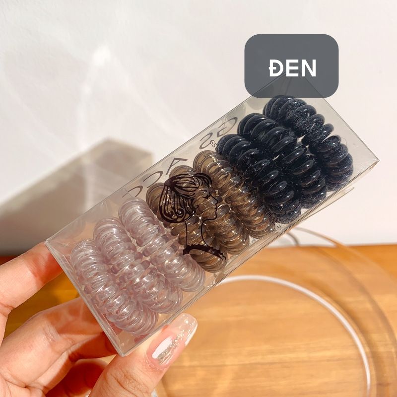 Set cột tóc lò xo