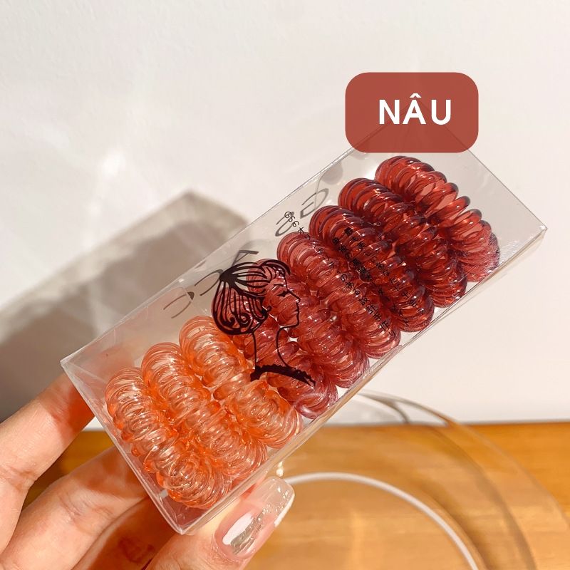 Set cột tóc lò xo