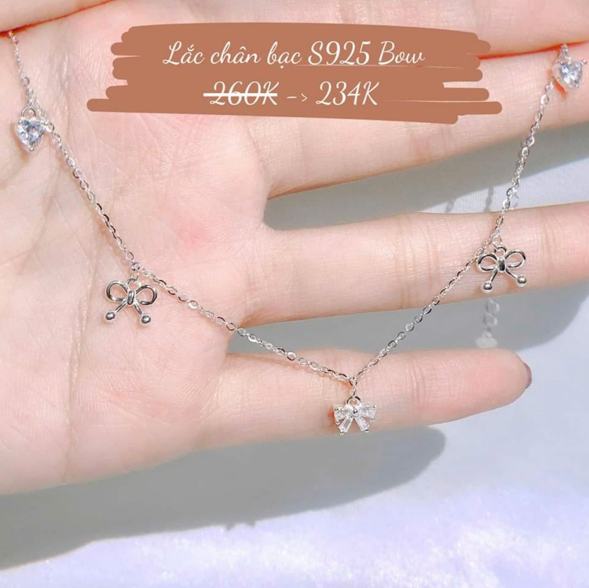 Lắc tay Bạc S925 Bow