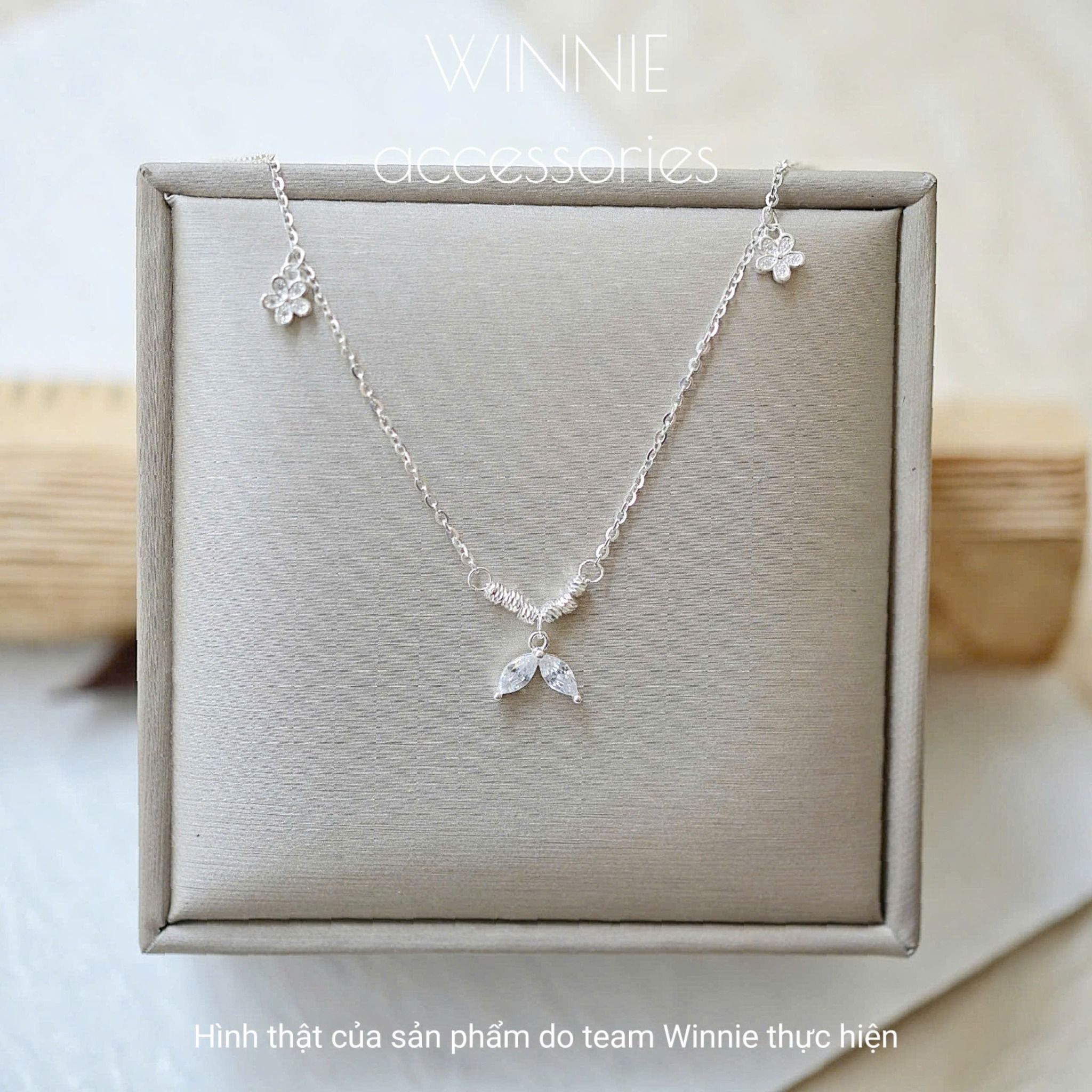 Lắc chân Bạc S925 Leaf Floral