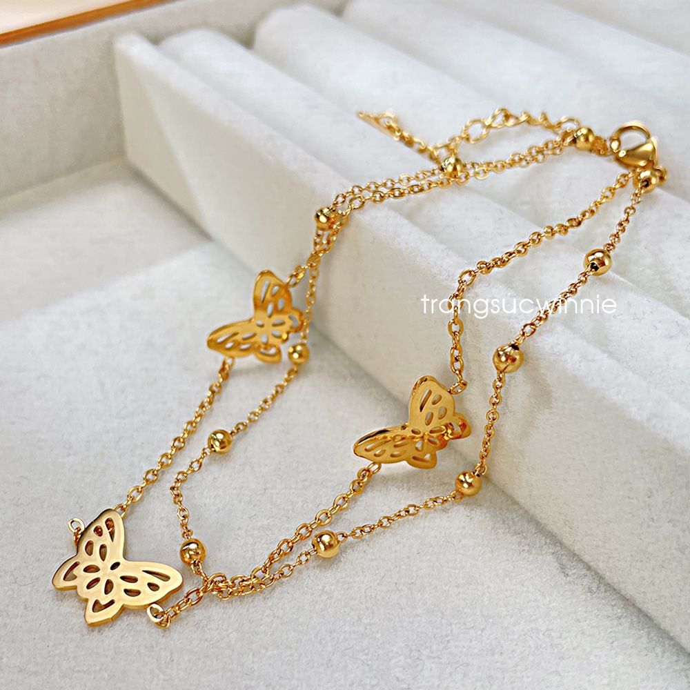 Lắc chân titan Layer Butterfly