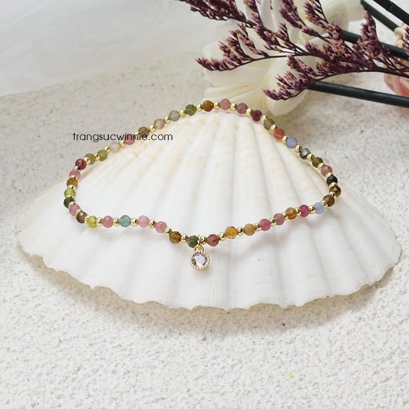 Lắc chân Toumaline