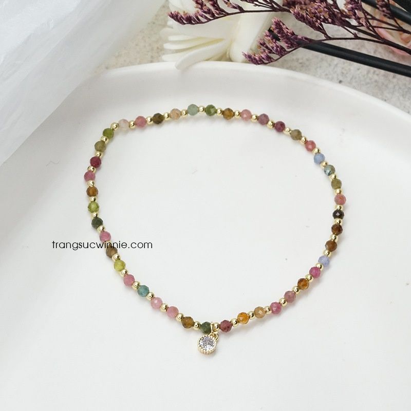 Lắc chân Toumaline