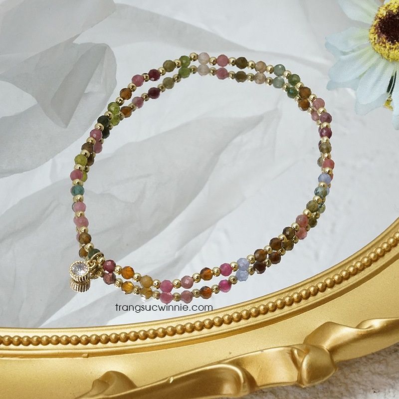 Lắc chân Toumaline