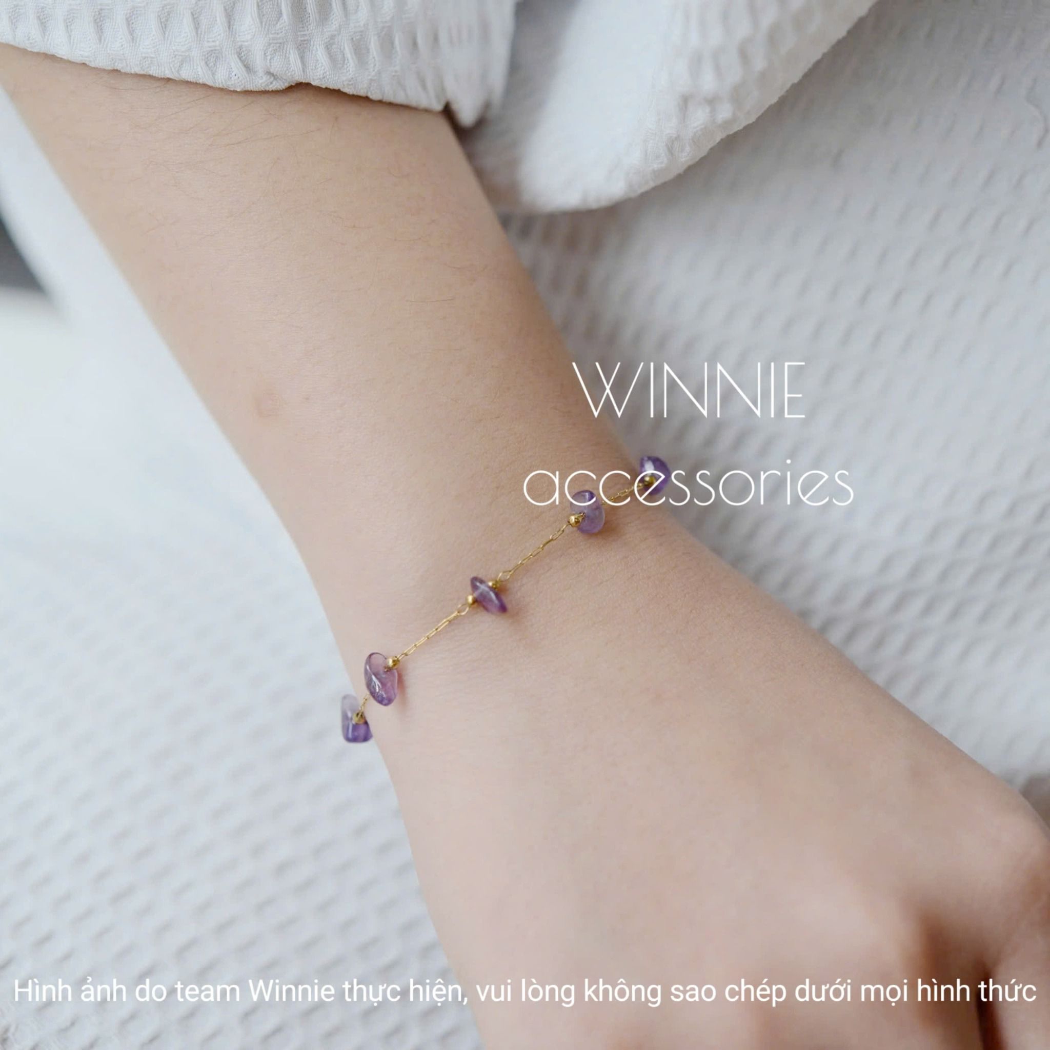 Lắc tay titan Amethyst