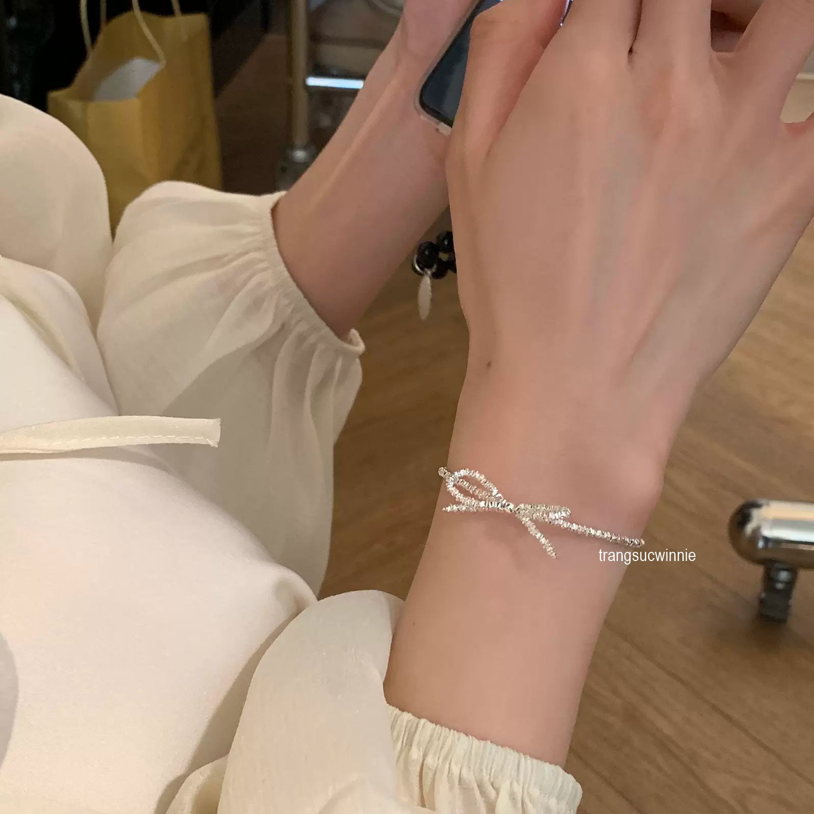 Lắc tay Bạc S925 Aura Bow