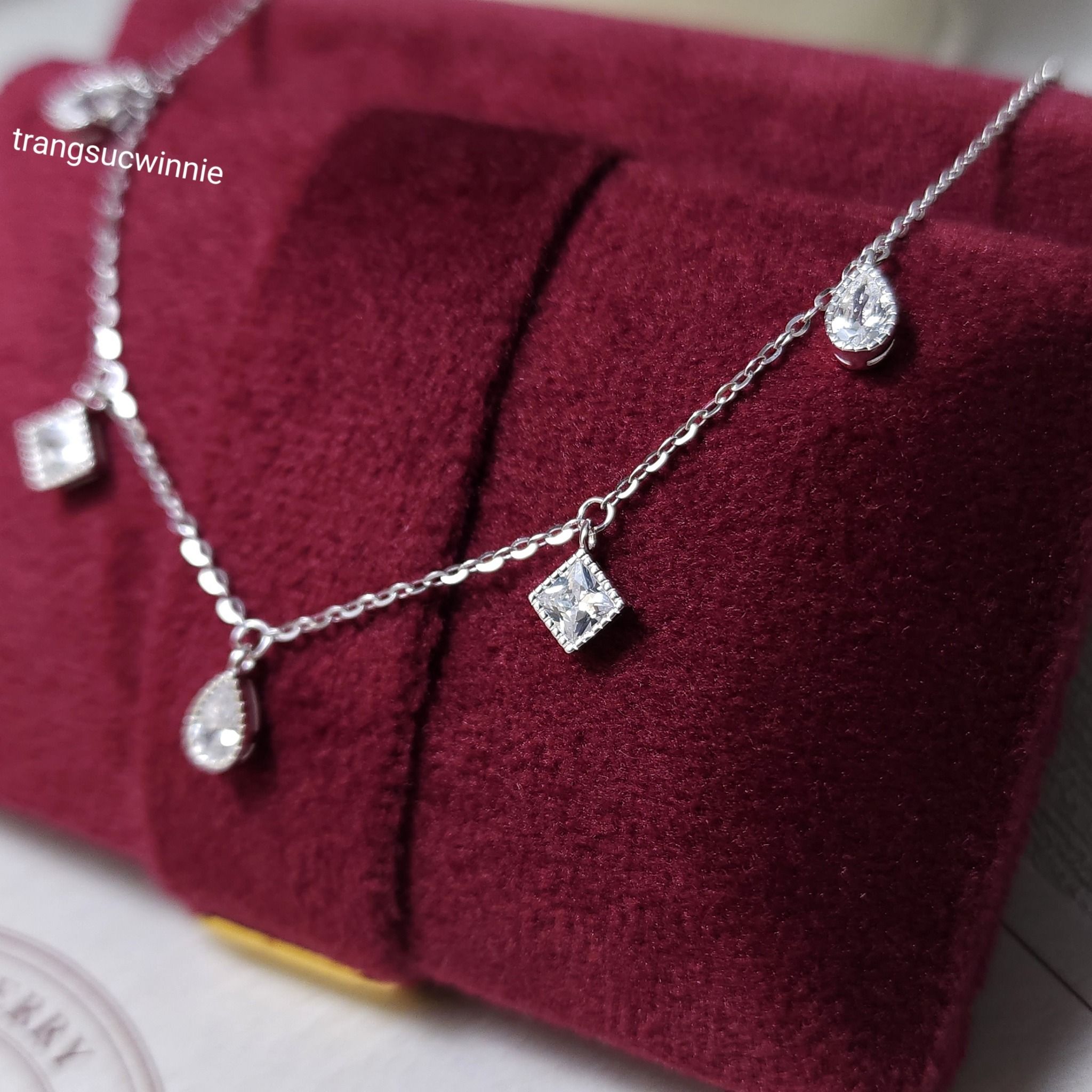 Lắc tay Bạc S925 Drop square