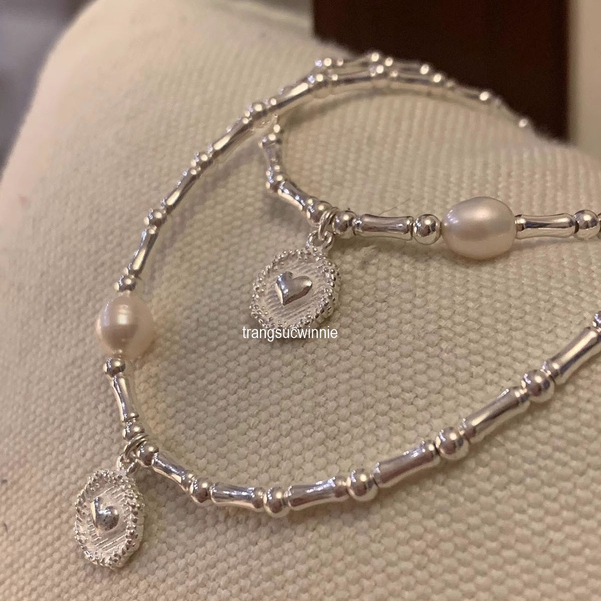 Lắc tay Bạc S925 Bamboo heart