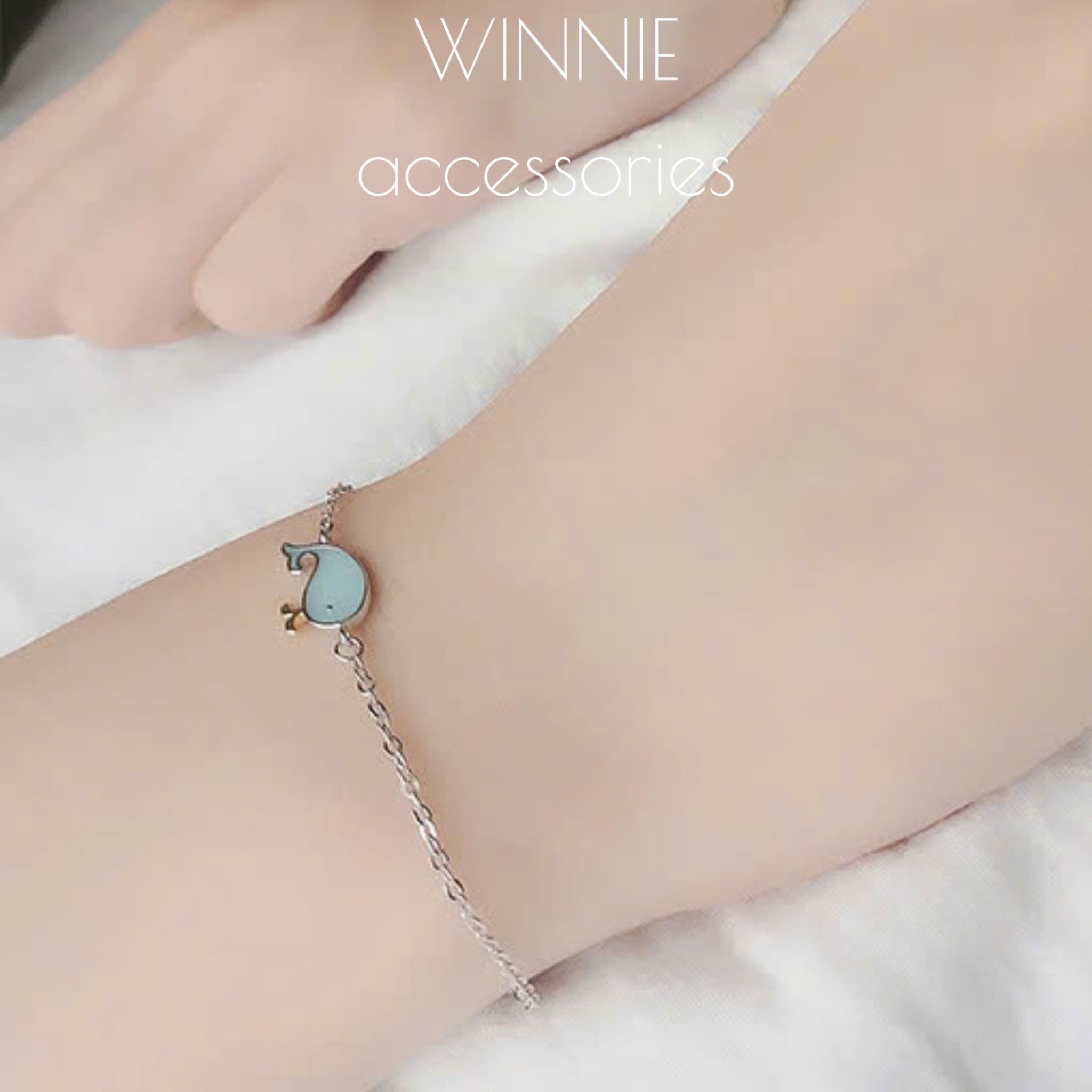 Lắc tay Bạc S925 Cá Voi