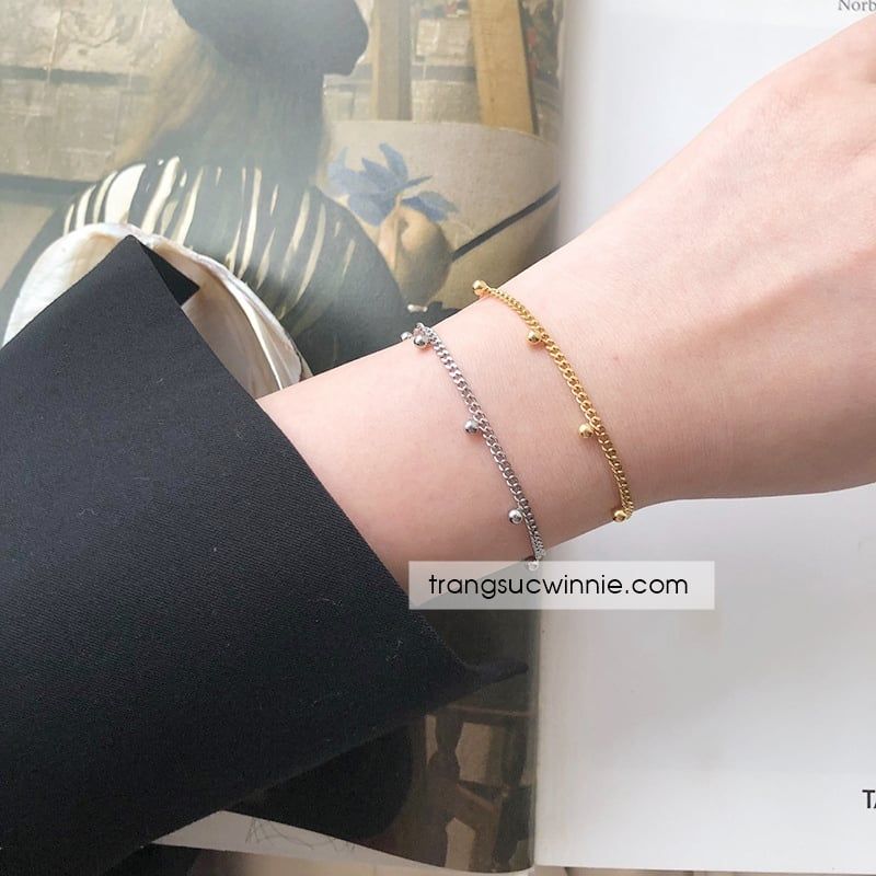 Lắc tay titan Chain Bi VG