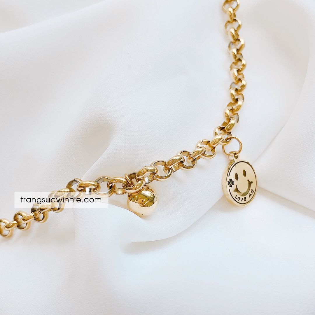Lắc tay titan Smile chain