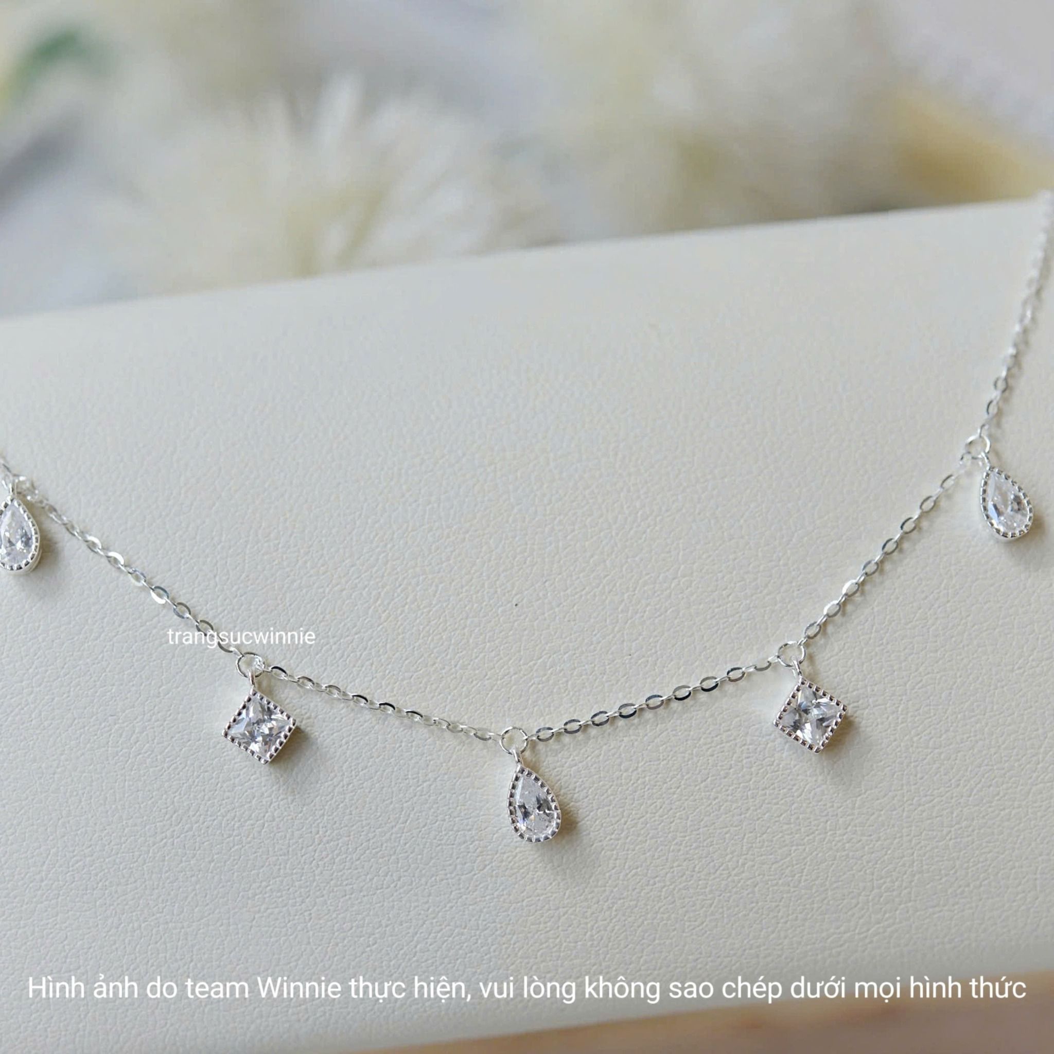 Lắc tay Bạc S925 Drop square