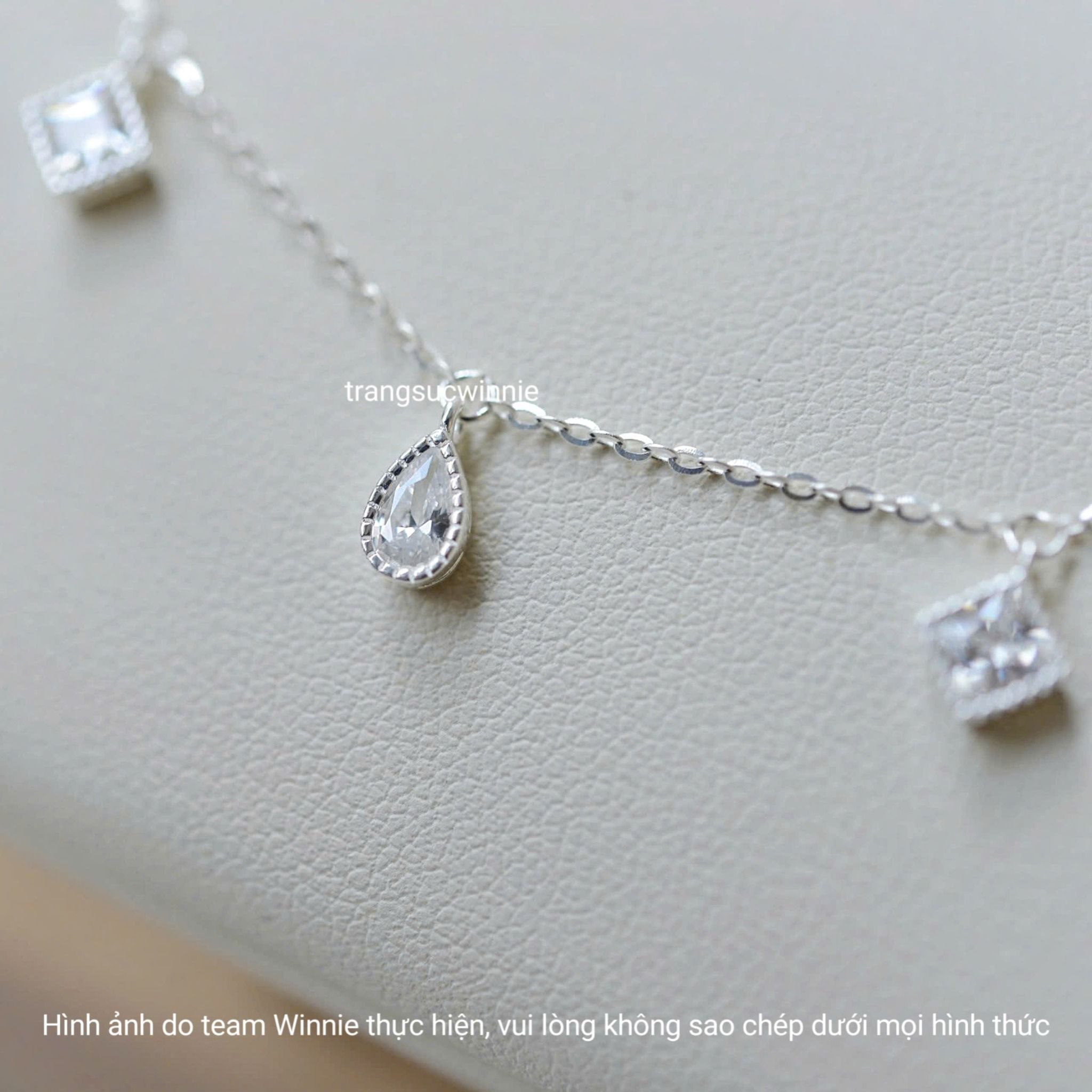 Lắc tay Bạc S925 Drop square