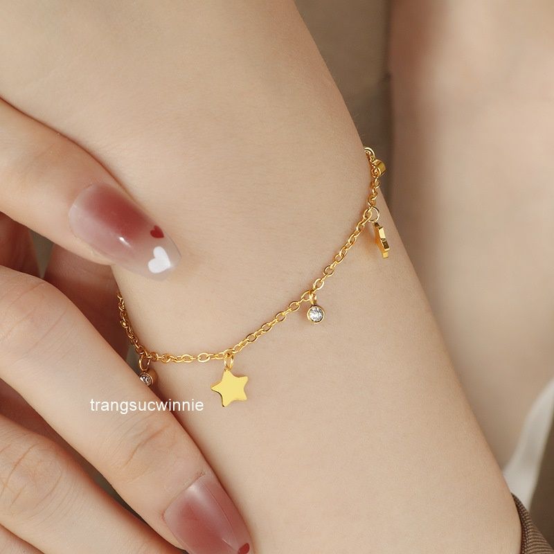 Lắc tay titan Golden star