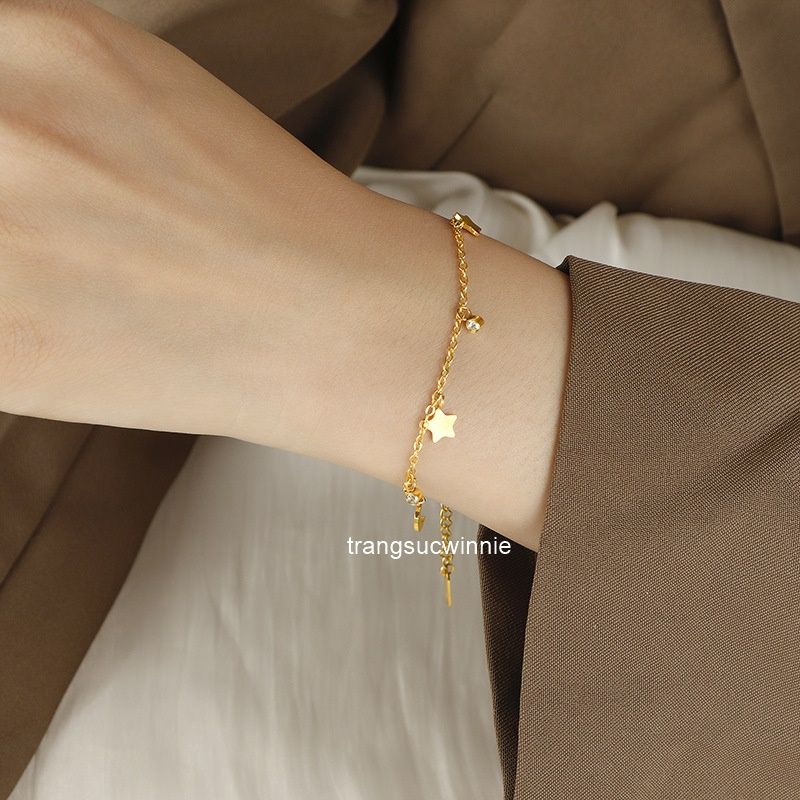 Lắc tay titan Golden star