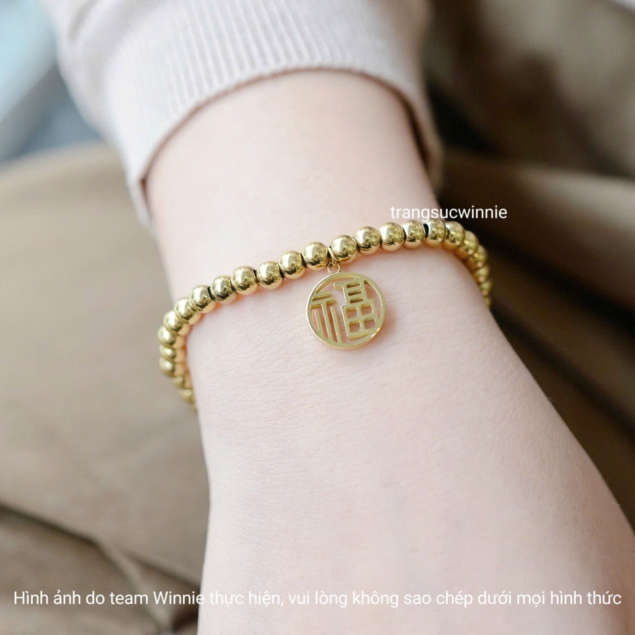 Lắc tay titan Hạt phúc