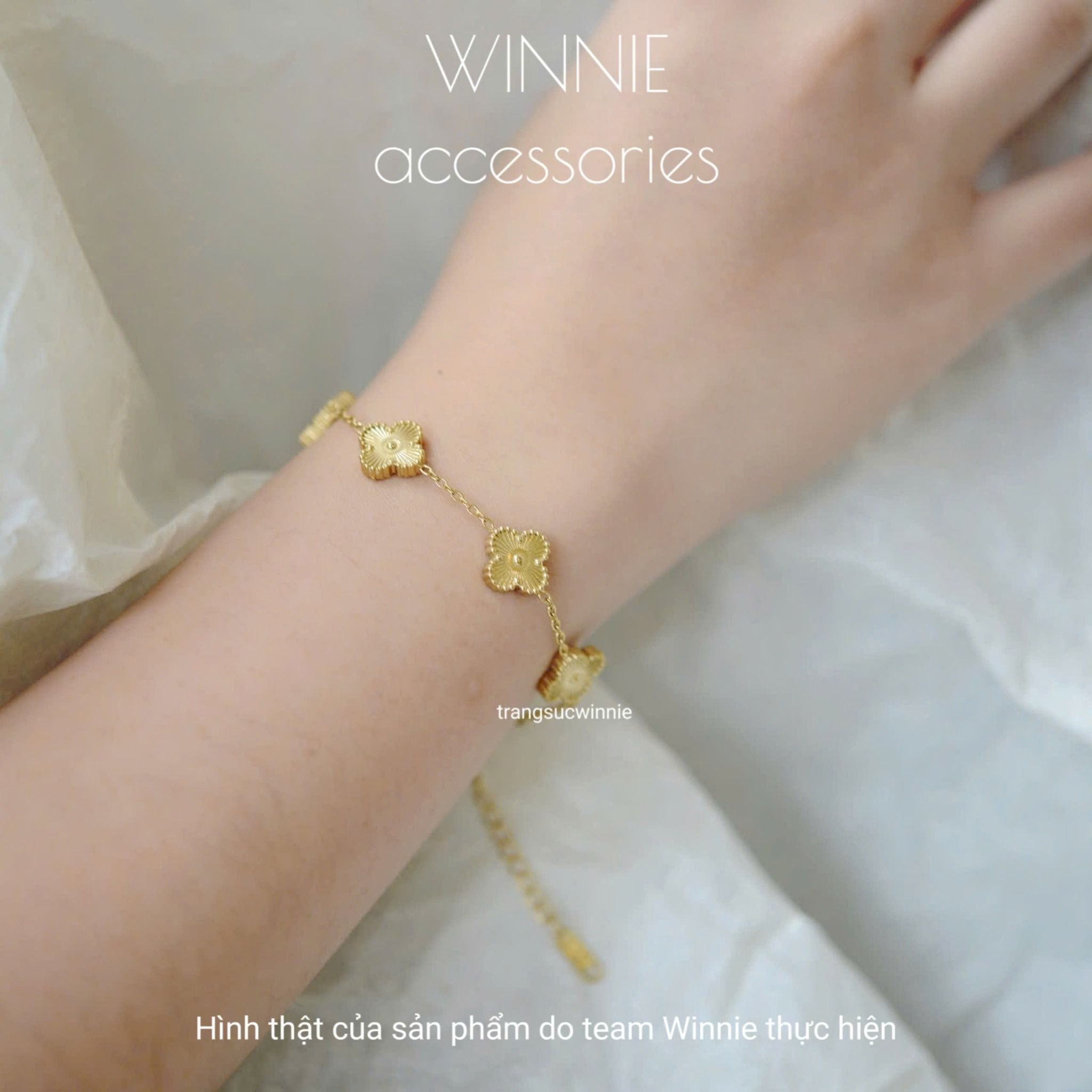 Lắc tay titan Laser Arpels