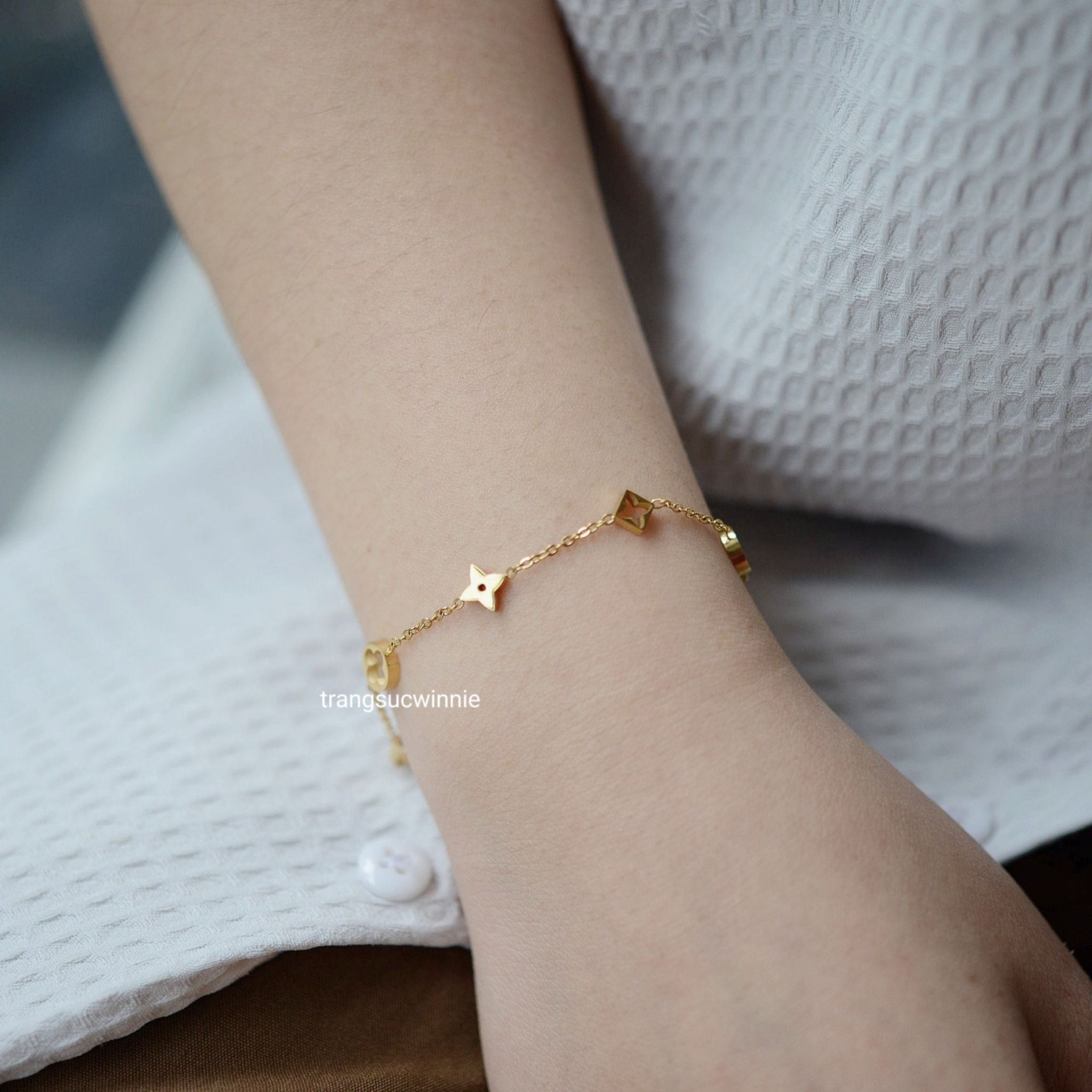 Lắc tay titan Louis mảnh