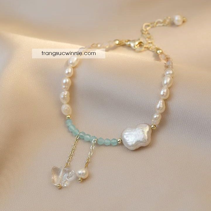 Lắc tay Ngọc trai Mây trắng