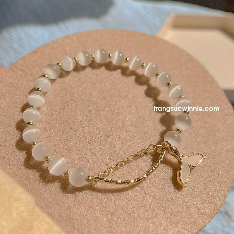 Lắc tay Opal tiên cá xà cừ