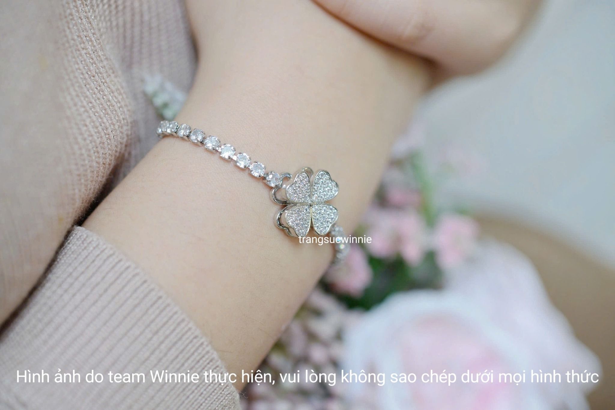 Lắc tay titan Set clover B