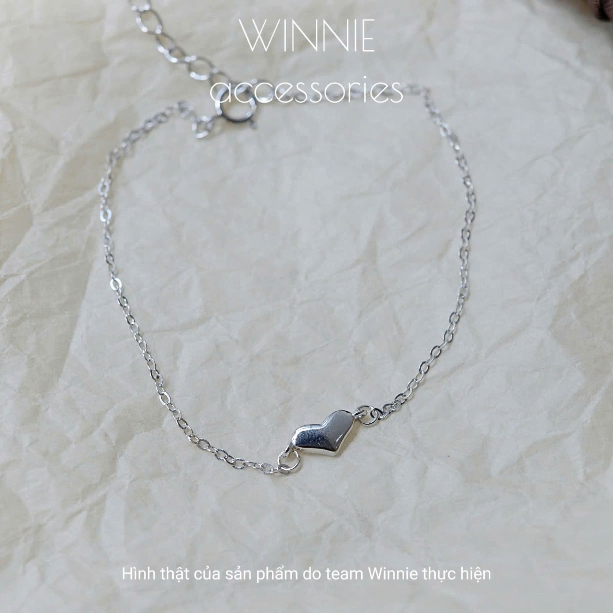 Lắc tay Bạc S925 Tim Ú