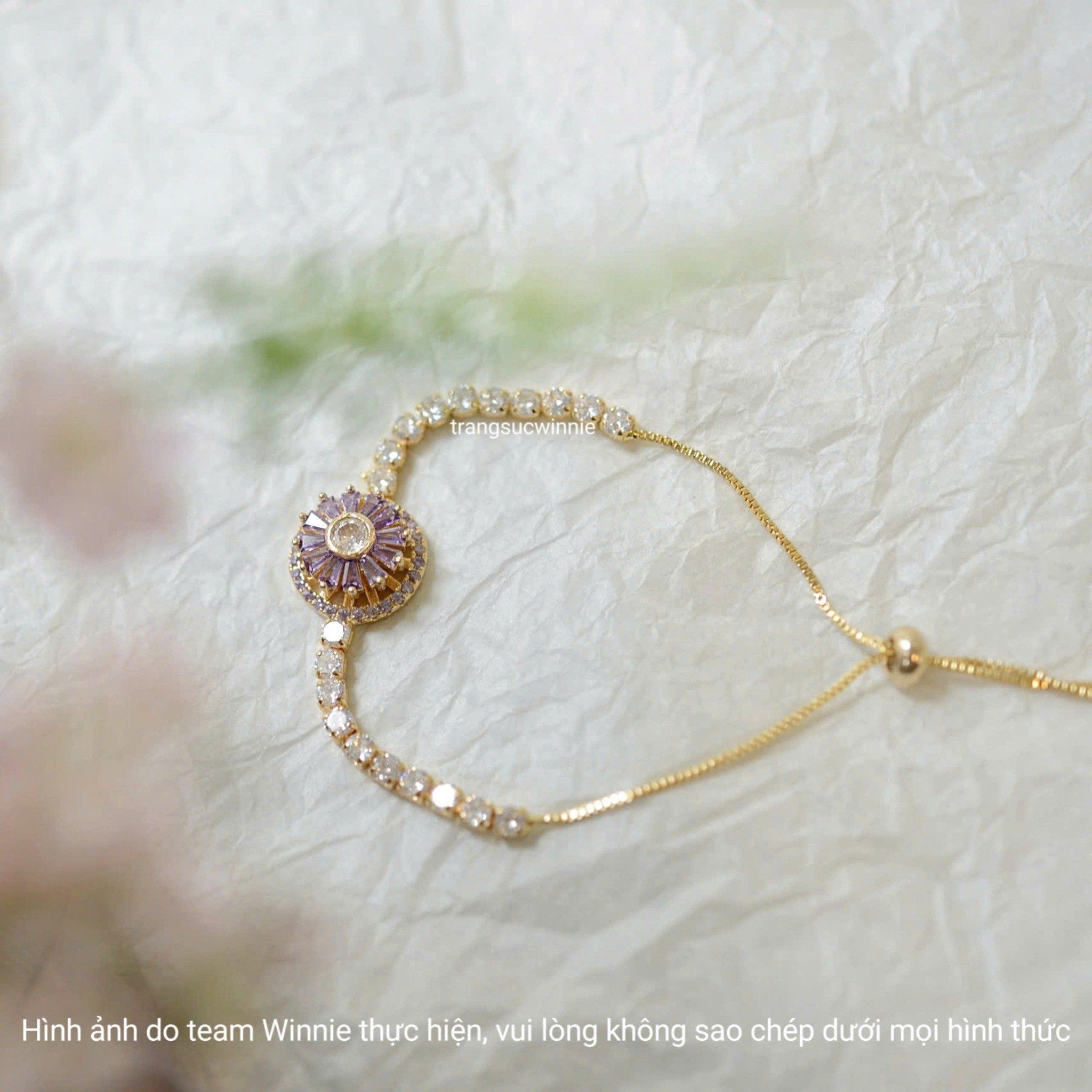 Lắc tay titan Violet