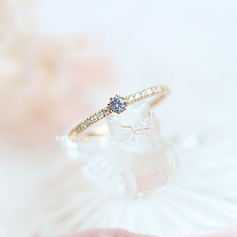 Nhẫn Bạc S925 Tiny Violet VG