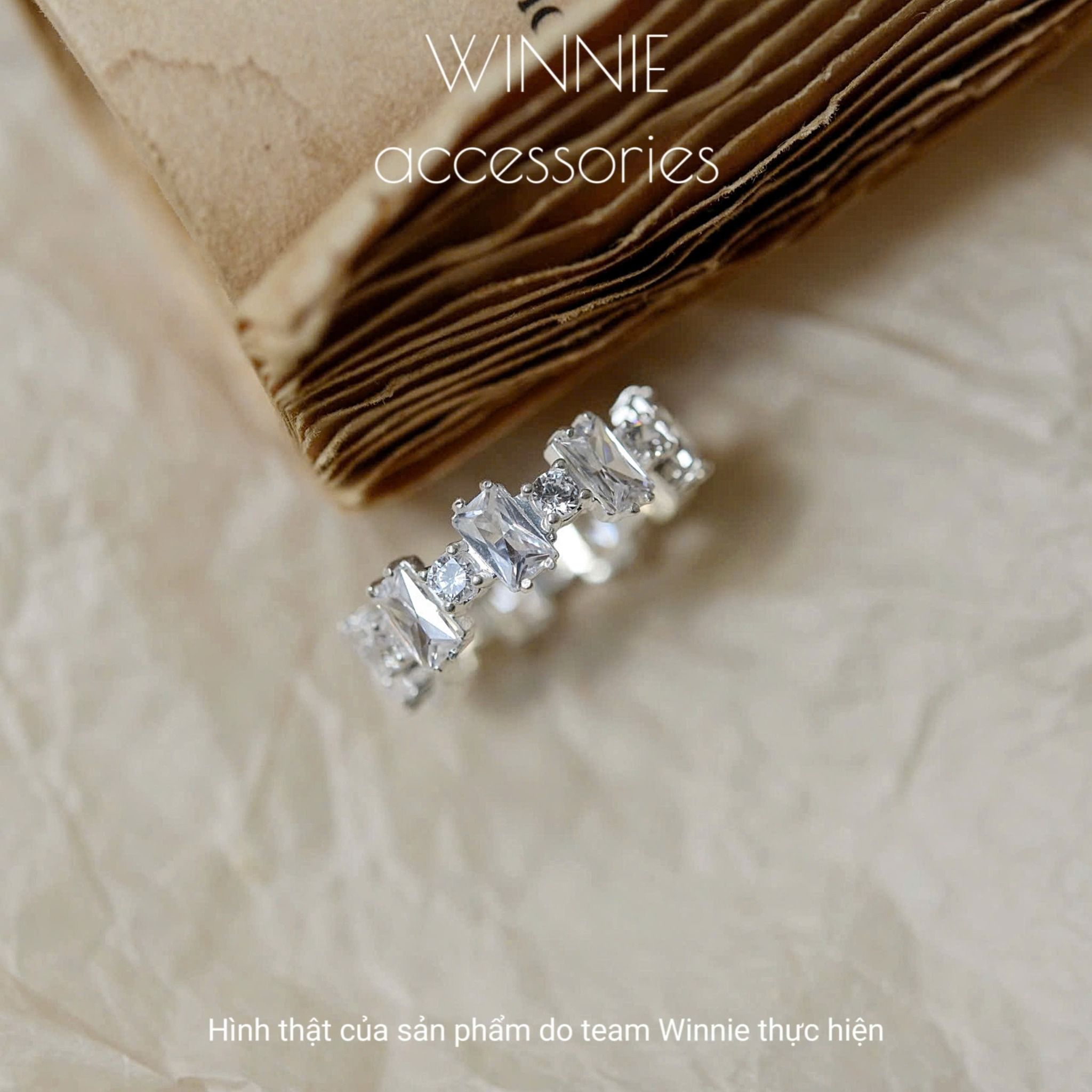Nhẫn bạc S925 Multi Baguette